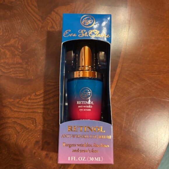 New in box Eva St. Claire Retinol Anti-Wrinkle Eye Serum - Picture 2 of 2